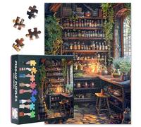 Puzzles for Adults Magic Lab, Jigsaw Puzzles for Adults 1000 - Fantasy Mystical Art, Hard Impossible Puzzle 27.5x19.7 Inch, Educational Games for Family, Birthday Party Gift Idea
