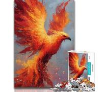 Puzzles for Adults Magic Phoenix Puzzles 1000 Pieces for Adults,Wall Decoration Unique Birthday And Xmas Gifts Suitable for And 14 50x75cm