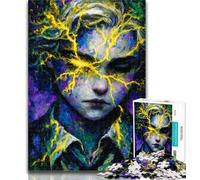 Puzzles for Adults Mysterious Boy 1000 Pieces Jigsaw Puzzles For Teens And Adults,Learning Educational Toy for Is Ideal As A Gift for The Whole Family 26x38cm