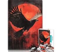 Puzzles for Adults Mysterious Eagle 1000 Piece Jigsaw Puzzles for Adults Gifts,Educational Game Challenge Toy for Women And Men 50x75cm