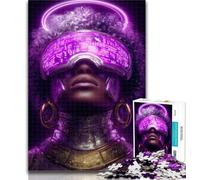 Puzzles for Adults Neon Warriors Puzzles for Teenagers 1000 Pieces,Decompressing Intellectual Educational Toy Birthday Present, Gifts 26x38cm