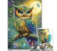Puzzles for Adults Owl in The Tree 1000 Pieces Jigsaw Puzzles for Adults And Teens,gifts for Friends And Family for Age 14 26x38cm