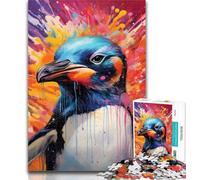 Puzzles for Adults Penguin Jigsaws Puzzles 1000 Pieces for Teenagers Gifts,Family Games Christmas Birthday Gifts 26x38cm