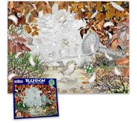 Puzzles For Adults - Rubin And The Fog King - Mike Jupp 1000 Piece Jigsaw Puzzle | Made In Britain | Thick Puzzle Board | Cartoon Puzzles