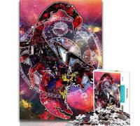 Puzzles for Adults Scorpio Zodiac Wall Art Jigsaws Puzzles 1000 Pieces for Teenagers Gifts,Decompressing Intellectual Educational Toy Great Gifts And Toys 75x50cm