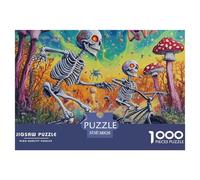 Puzzles for Adults, Skull Jigsaw Puzzles for Adults, Unique Cool Bones Shape Puzzle Gifts, Paper Quality Puzzles for Family Game And Home Decor 38x26cm/1000pcs