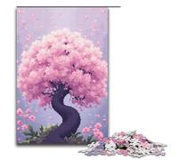 Puzzles for Adults Spring Flowers Bloom 1000 Piece Wooden Jigsaw for Kids Age 12 Years Up Home Decoration 1000 PCS(38x26cm)