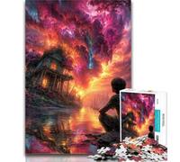 Puzzles for Adults Storm Clouds Adult Jigsaws 1000 Pieces Difficult,Toys Educational Games Stress Relieving Artists Collection, Fine Art 50x75cm