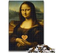 Puzzles for Adults Teens 1000 Pieces Abstract Mona Lisa Stress Reliever Difficult Challenge Deal As Gifts for The Whole Family 50x75cm