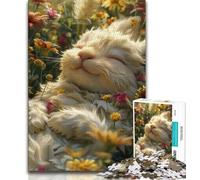 Puzzles for Adults Teens 1000 Pieces Alpine Rabbit Teenager Jigsaw,Challenging Game for Is Ideal As A Gift for The Whole Family 38x26cm