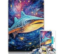 Puzzles for Adults Teens 1000 Pieces Animal Colourful Whale Teenager Jigsaw,Challenging Game for Is Ideal As A Gift for The Whole Family 38x26cm