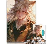 Puzzles for Adults Teens 1000 Pieces Animal Fox Man,Educational Stress Relief Toy for Is Ideal As A Gift for The Whole Family (75x50cm)