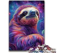 Puzzles for Adults Teens 1000 Pieces Animal Sloth Challenging Game And Family Play for Is Ideal As A Gift for The Whole Family 50x75cm