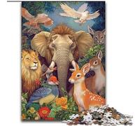 Puzzles for Adults Teens 1000 Pieces Animal World, Decompressing Intellectual Educational Toy Is Ideal As Gifts for The Whole Family (size 50x75cm)
