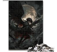 Puzzles for Adults Teens 1000 Pieces Anime Demon Angel, Game Toys Every Piece Is Unique - Challenging Family Fun Game for for Age 14 (Size 50x75cm)