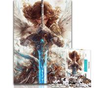Puzzles for Adults Teens 1000 Pieces Anime Girl Teenager Puzzles,Educational Games Home Decoration Suitable for Desktop Decoration 38x26cm