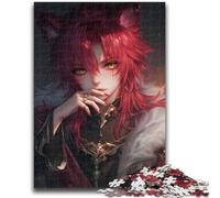 Puzzles for Adults Teens 1000 Pieces Anime Wolf Man Family Fun for Is Ideal As A Gift for The Whole Family for And Age 14 Years Up 50x75cm