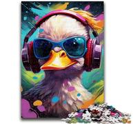 Puzzles for Adults Teens 1000 Pieces Art Duck Teenager Jigsaw,Challenging Game for Is Ideal As A Gift for The Whole Family (50x75cm)
