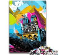 Puzzles for Adults Teens 1000 Pieces Art Notre Dame De Paris for And from 14 Years And over Hands-on Game Christmas Game Gifts 26x38cm