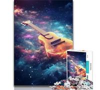 Puzzles for Adults Teens 1000 Pieces Art Star Guitar Teenager Jigsaw,Challenging Game for Is Ideal As A Gift for The Whole Family 38x26cm