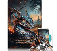 Puzzles for Adults Teens 1000 Pieces Baby Dragon,Challenging To Complete But Fun And Humorous Birthday Present,Gifts,Wall Art 38x26cm