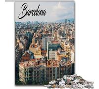 Puzzles for Adults Teens 1000 Pieces Barcelona, for And from 14 Years And over Educational Learning Toys Family Games Birthday Present 50x75cm