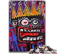 Puzzles for Adults Teens 1000 Pieces Basquiat-style Child for Age 14 Years And over Beautiful Design GameBeautiful Design Game Great Gift 26x38cm