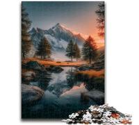 Puzzles for Adults Teens 1000 Pieces Beautiful Mountains And Lakes Teenager Jigsaw,Challenging Game for Is Ideal As A Gift for The Whole Family (50x75cm)