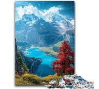 Puzzles for Adults Teens 1000 Pieces Beautiful Mountains And Lakes Teenager Puzzles,Educational Games Home Decoration Suitable for Desktop Decoration (50x75cm)