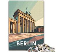 Puzzles for Adults Teens 1000 Pieces Berlin Brandenburg Gate Family Fun for Is Ideal As A Gift for The Whole Family for And Age 14 Years Up (size 38x52cm)