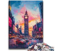 Puzzles for Adults Teens 1000 Pieces Big Ben in London Family Fun for Is Ideal As A Gift for The Whole Family for And Age 14 Years Up 26x38cm