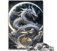 Puzzles for Adults Teens 1000 Pieces Brave Dragon Family Fun for Is Ideal As A Gift for The Whole Family for And Age 14 Years Up 50x75cm