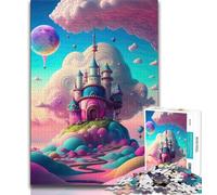 Puzzles for Adults Teens 1000 Pieces Candyland for Kids Room 1000 Piece Puzzle,Educational Stress Relief Toy Gifts for Friends And Family 38x26cm