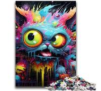 Puzzles for Adults Teens 1000 Pieces Cartoon Monster Teenager Jigsaw,Challenging Game for Is Ideal As A Gift for The Whole Family (50x75cm)