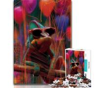 Puzzles for Adults Teens 1000 Pieces Chameleon Fantasy,for Educational Game Challenge Toy Birthday Present,Gifts,Wall Art (75x50cm)