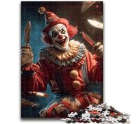 Puzzles for Adults Teens 1000 Pieces Clown Circus Family Fun for Is Ideal As A Gift for The Whole Family for And Age 14 Years Up 26x38cm