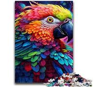 Puzzles for Adults Teens 1000 Pieces Colorful Art Parrot Teenager Jigsaw,Challenging Game for Is Ideal As A Gift for The Whole Family (26x38cm)