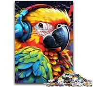 Puzzles for Adults Teens 1000 Pieces Colorful Art Parrot Teenager Jigsaw,Challenging Game for Is Ideal As A Gift for The Whole Family (50x75cm)