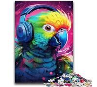 Puzzles for Adults Teens 1000 Pieces Colorful Art Parrot Teenager Jigsaw,Challenging Game for Is Ideal As A Gift for The Whole Family (26x38cm)