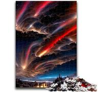 Puzzles for Adults Teens 1000 Pieces Colourful Dream Clouds 1000 Pieces for Adults,Learning Educational Toys Family Games Unique Birthday And Gifts (38x26cm)