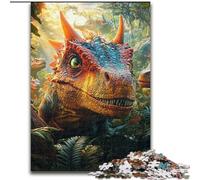 Puzzles for Adults Teens 1000 Pieces Dinosaur, Toys Educational Games Stress Relieving Enhance Love between Couples (Size 50x75cm)