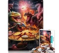 Puzzles for Adults Teens 1000 Pieces Dinosaur World,Family Game Stress Reliever Difficult Challenge Enhance Love between Couples (38x26cm)