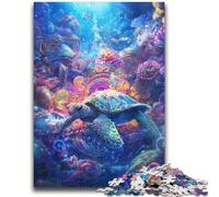 Puzzles for Adults Teens 1000 Pieces Dolphin Couple Family Entertainment Toys Educational Game for Birthday, Chrismas for Ages 14+ 50x75cm