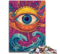 Puzzles for Adults Teens 1000 Pieces Dream Eye Challenging Game And Family Play for Is Ideal As A Gift for The Whole Family 26x38cm