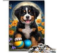Puzzles for Adults Teens 1000 Pieces Easter Dog, Game Toys Every Piece Is Unique - Challenging Family Fun Game for for Age 14 (Size 26x38cm)