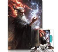 Puzzles for Adults Teens 1000 Pieces Evil Wizard Teenager Jigsaw,Challenging Game for Is Ideal As A Gift for The Whole Family 75x50cm