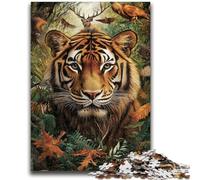 Puzzles for Adults Teens 1000 Pieces Fallen Tiger Relax Games Educational Game for Birthday, Chrismas for And Age 14 Years Up 50x75cm