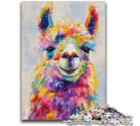 Puzzles for Adults Teens 1000 Pieces Fantasy Alpaca Adult Jigsaw,Challenging Difficult Deal As Gifts for The Whole Family (38x26cm)