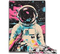 Puzzles for Adults Teens 1000 Pieces Fantasy Astronaut Teenager Puzzles,Stress Reliever Staycation Kill Time Enhance Love between Couples (26x38cm)