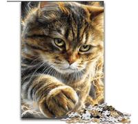 Puzzles for Adults Teens 1000 Pieces Fantasy Cat, for Educational Game Challenge Toy Enhance Memory for Age 14 (Size 26x38cm)